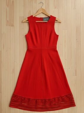 Lela Rose Red Dress